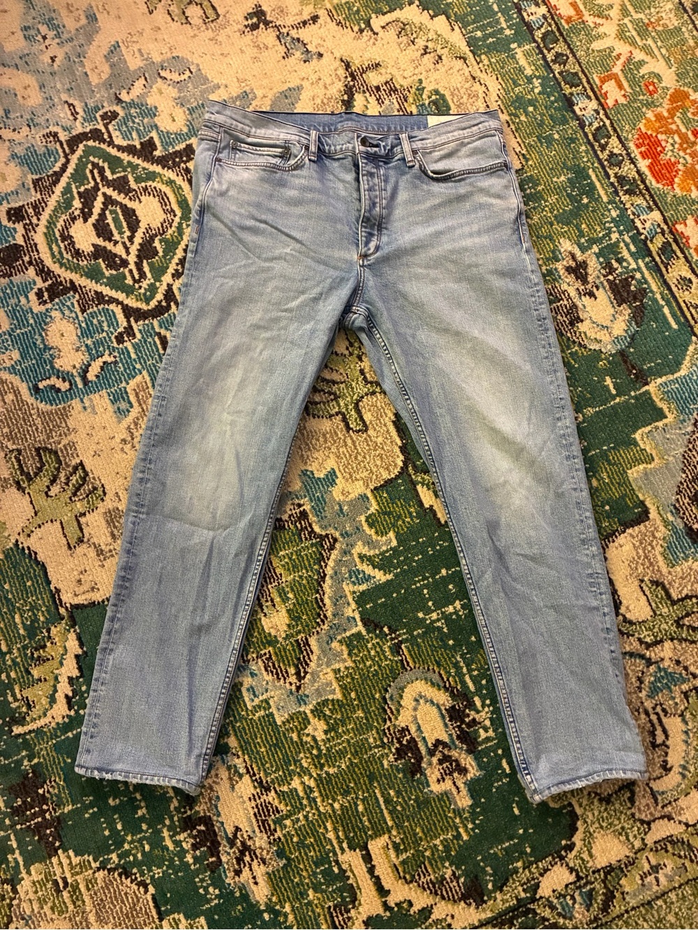 rag & bone Men's Fit 2 Light Wash Slim Straight Jeans